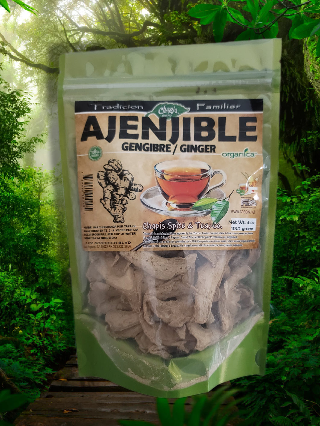 Ajenjible/ Whole ginger 4oz 113g